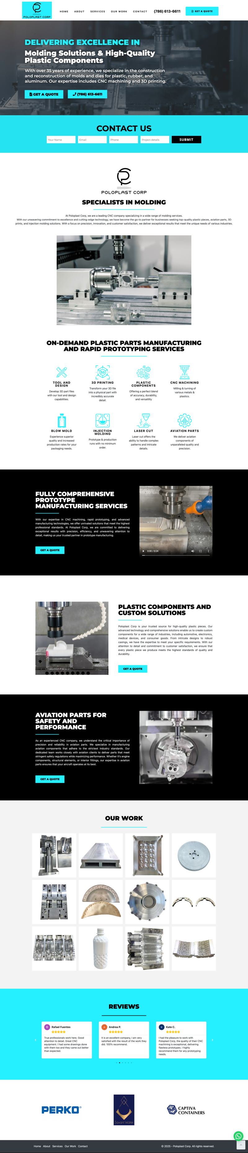 Poloplast Corp website